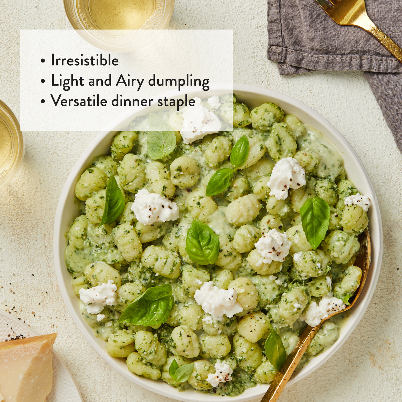 Gluten Free Mini Gnocchi (Potato Rice Flour) DeLallo