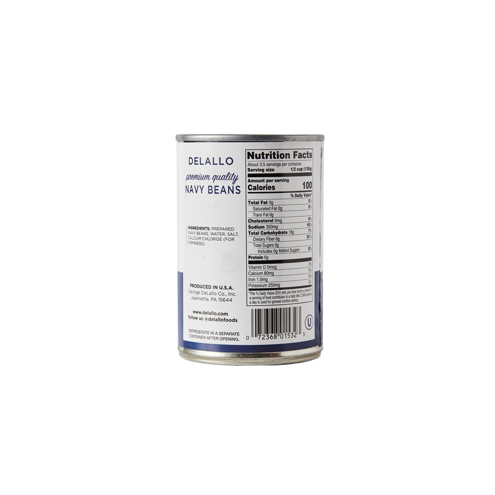 Canned Navy Beans DeLallo