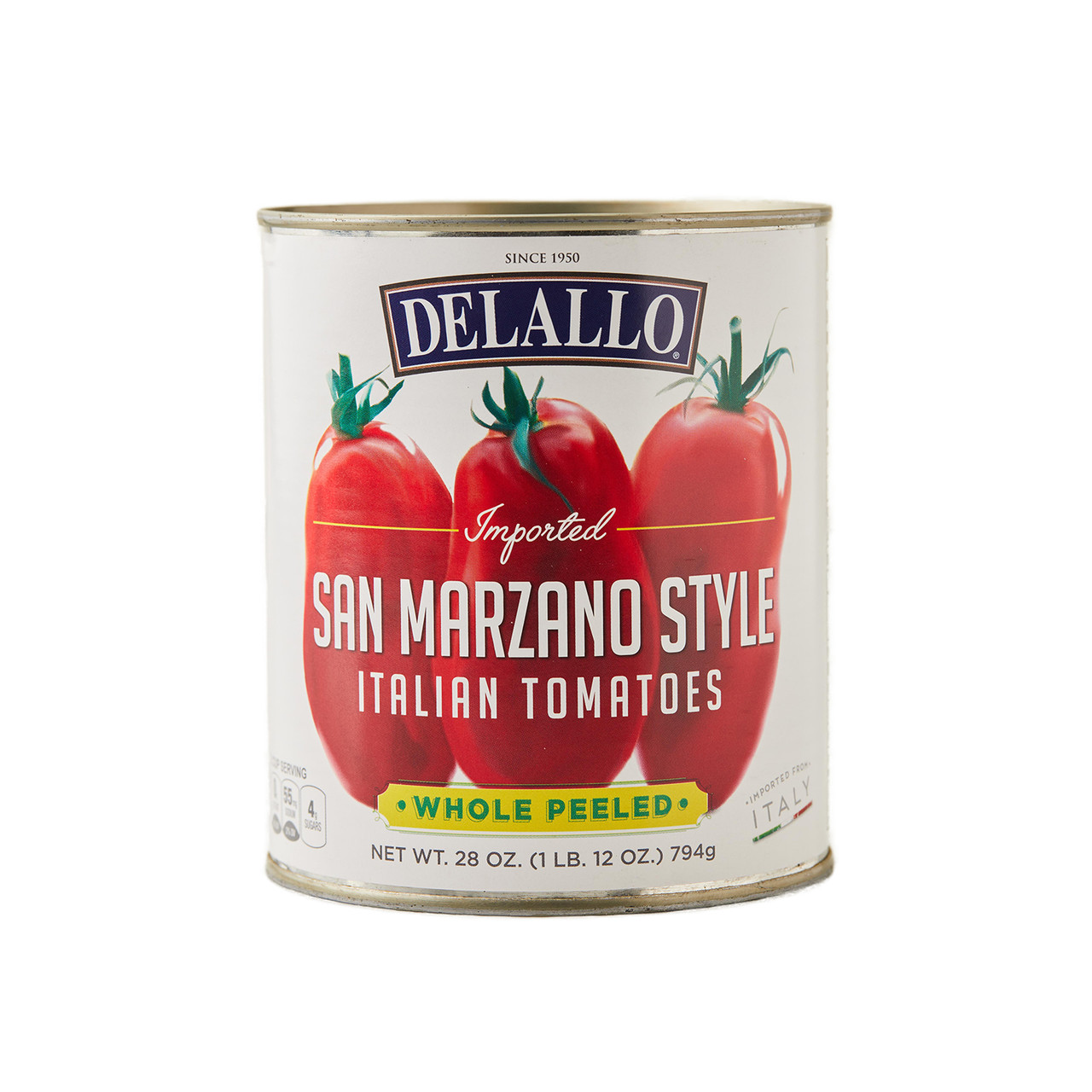 San Marzano Style Whole Peeled Tomatoes (28 oz. Can) | DeLallo