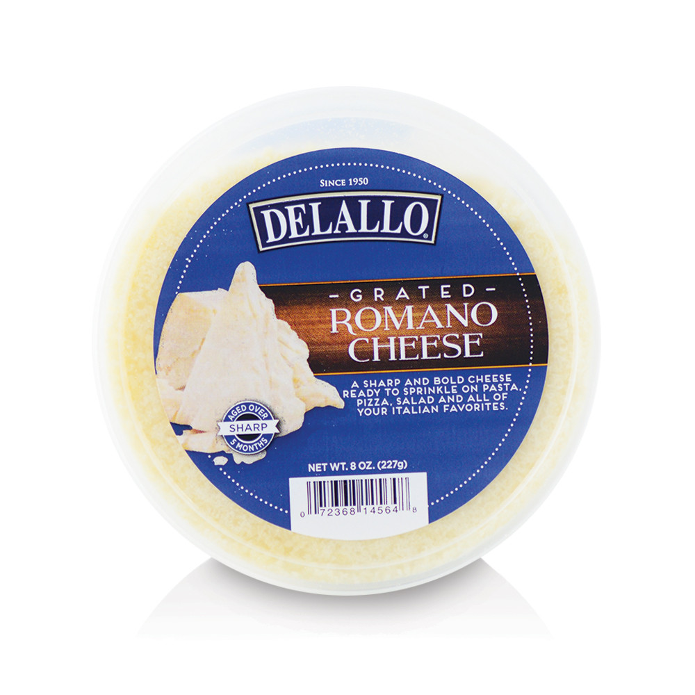 Grated Romano Cheese (Deli Cup) | DeLallo