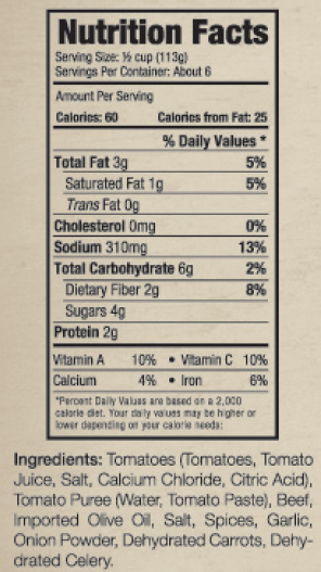 Spaghetti Sauce with Meat DeLallo