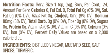 Spicy Brown Mustard DeLallo