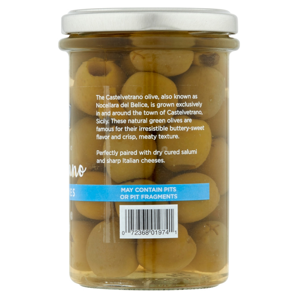 Pitted Castelvetrano Olives DeLallo