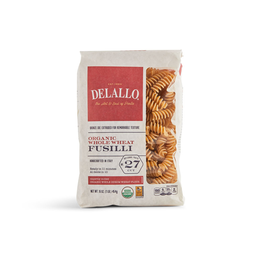 Whole Wheat Fusilli DeLallo