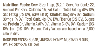 Honey Mustard DeLallo