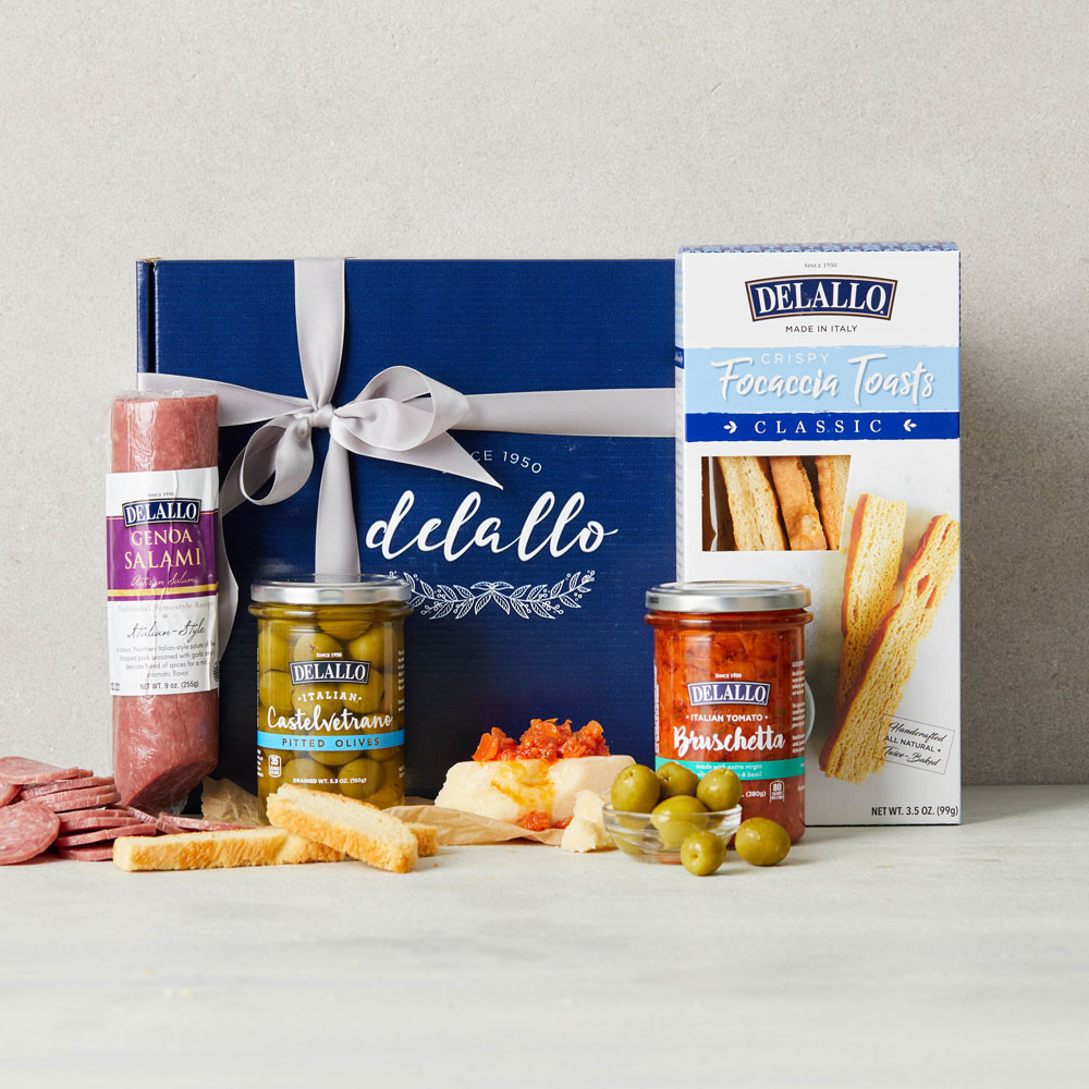 Snack Gift Basket Appetizer Favorites DeLallo