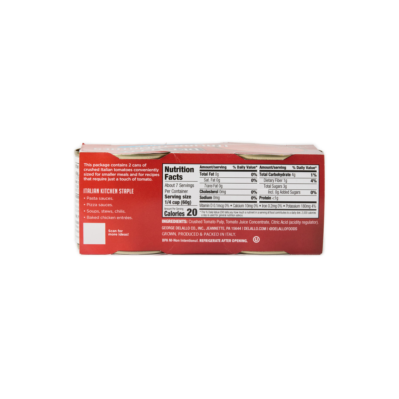 De Lallo Italian Diced Tomatoes (12x28OZ ) main image 0