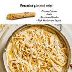 Usage ideas for fettuccine pasta