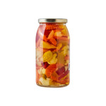 Back of jar for Hot Giardiniera