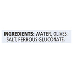 Ingredient list of small pitted black ripe olives Ingredient list of small pitted black ripe olives