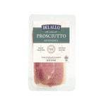 Product shot of sliced prosciutto