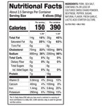 Nutritional info for sweet sopressata