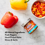 Ingredient information for our roasted pepper bruschetta Ingredient information for our roasted pepper bruschetta