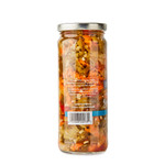 Product image of Mild Chicago Style Giardiniera in a jar showing side of jar