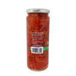 Side image of DeLallo sweet red peppers in a jar Side image of DeLallo sweet red peppers in a jar