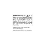 Nutrition Facts and Ingredients for Tagliatelle pasta.