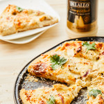Chicken Alfredo Pizza with DeLallo Alfredo Pizza