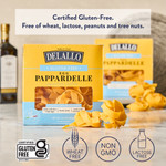 Product information for DeLallo Gluten Free Pappardelle Product information for DeLallo Gluten Free Pappardelle