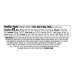 DeLallo Pickle Dip Nutritional Panel.