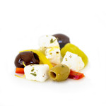 A picture of our Lemon Feta Antipasti.