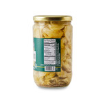 Side image of our Marinated Artichoke Hearts. Side image of our Marinated Artichoke Hearts.