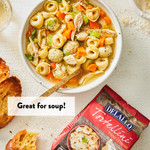 DeLallo tortellini are great for soup!