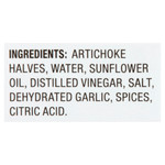 Ingredient list of grilled artichoke halves Ingredient list of grilled artichoke halves