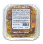 A picture of the bottom of our container of Pitted Italian Olive Salad.