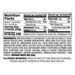 Nutritional facts and ingredients for our Vanilla Pizzelle.
