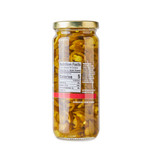 Image of Sliced Jalapeno Peppers in a jar showing nutritional information on label Image of Sliced Jalapeno Peppers in a jar showing nutritional information on label
