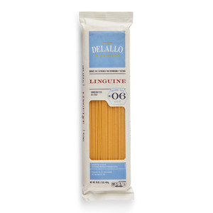 Product packaging for Linguine pasta