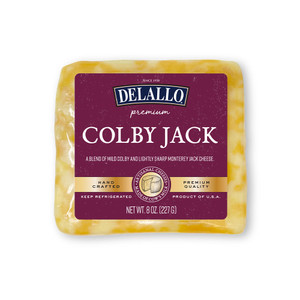 A front image of our Colby Cheese.