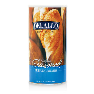 Front image of our Italian Seasoned Breadcrumbs.