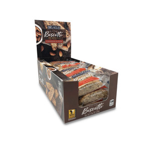 Image of our box of Individually Wrapped Biscotti.
