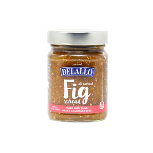 Front view of our jar of Fig Spread. 40 Calories