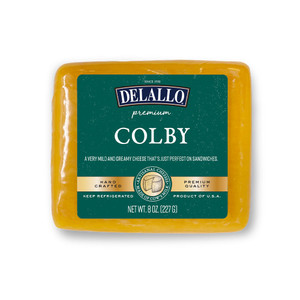 A front image of our Colby Cheese.