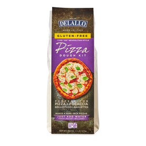 DeLallo Gluten-Free Pizza Dough Mix packaging