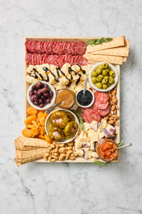 Classic Charcuterie Large Board with Balsamic Drizzle