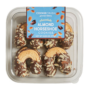 Top image of our Cookie Crush Almond Horseshoe.