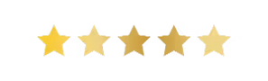 Image indicating 5 star reviews