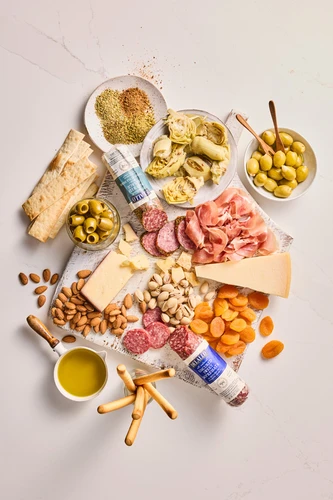 overview of Antipasto Gift Basket