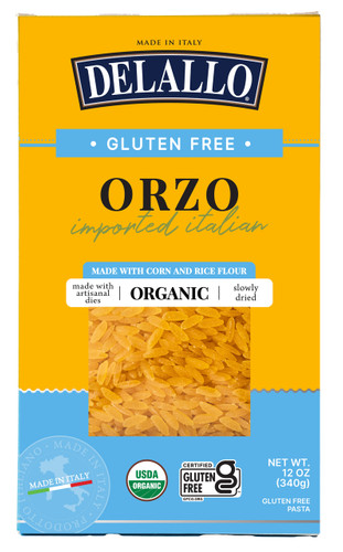 Gluten Free Orzo Pasta (Corn & Rice Flour)