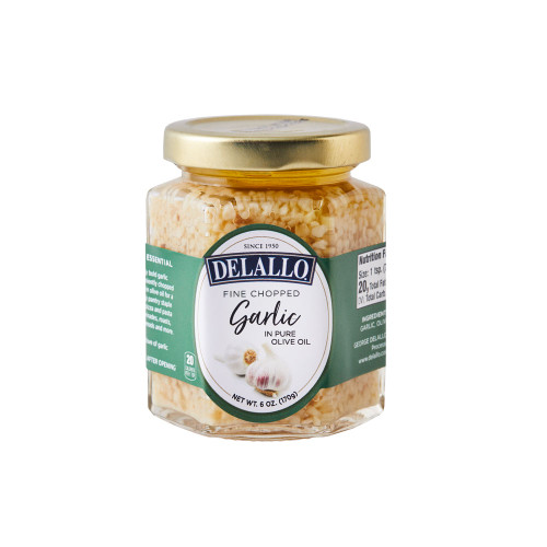Product image of chopped garlic in olive oil Product image of chopped garlic in olive oil