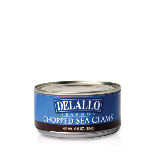 Front view of our can of Chopped Clams. Front view of our can of Chopped Clams.