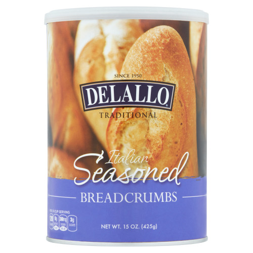 Italian Seasoned Breadcrumbs 15 oz. DeLallo
