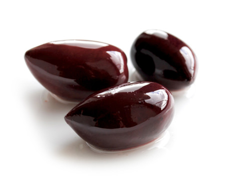 A picture of the Colossal Whole Calamata Olives.