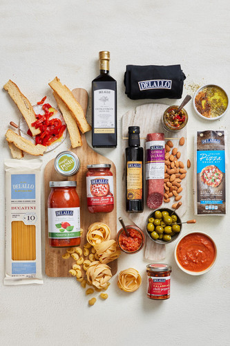 Assorted DeLallo Italian food products