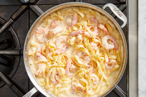 Shrimp Fettuccine Alfredo