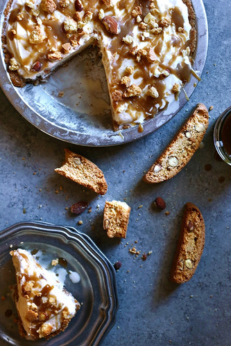 Almond Caramel Ice Cream Pie Almond Caramel Ice Cream Pie