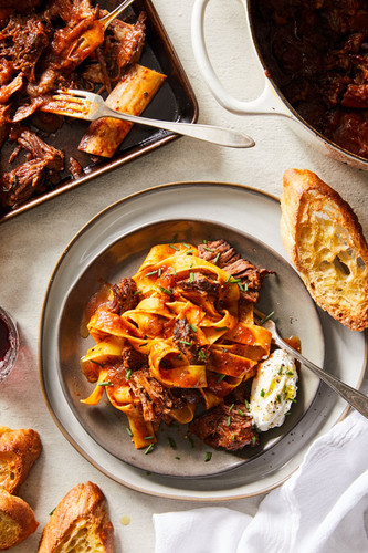 Braised Short Rib Ragú with Pappardelle
